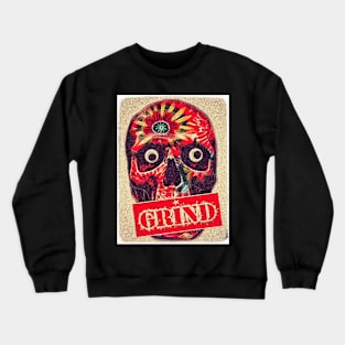 Flower Skull Crewneck Sweatshirt